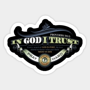 IN GOD I TRUST Sticker